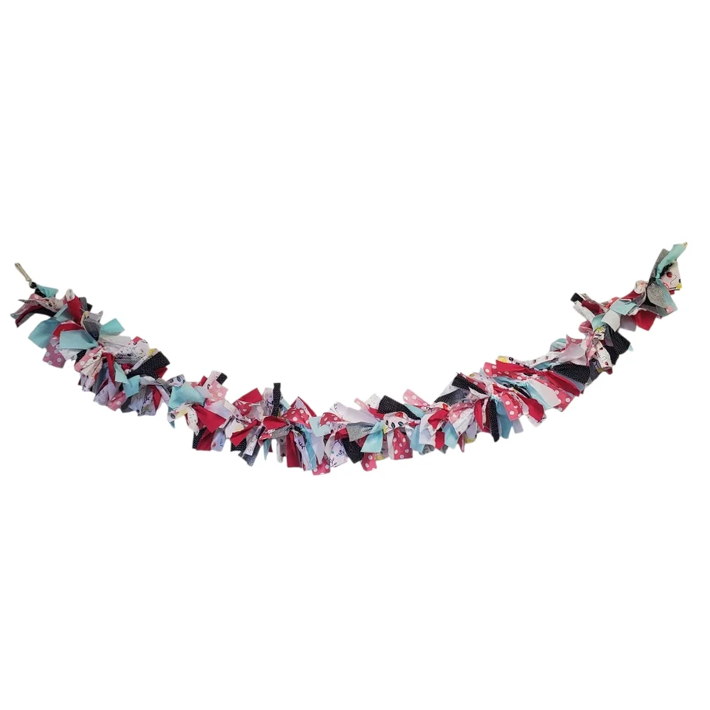 New Hand-crafted Fabric Garland